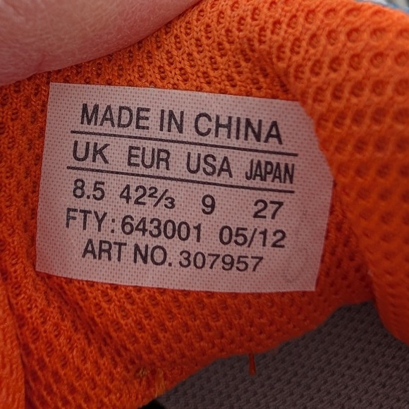 Salomon Speedcross 3 Men 9 Blue Orange Trail Running Shoes Outdoor Hiking Tech - Picture 10 of 11